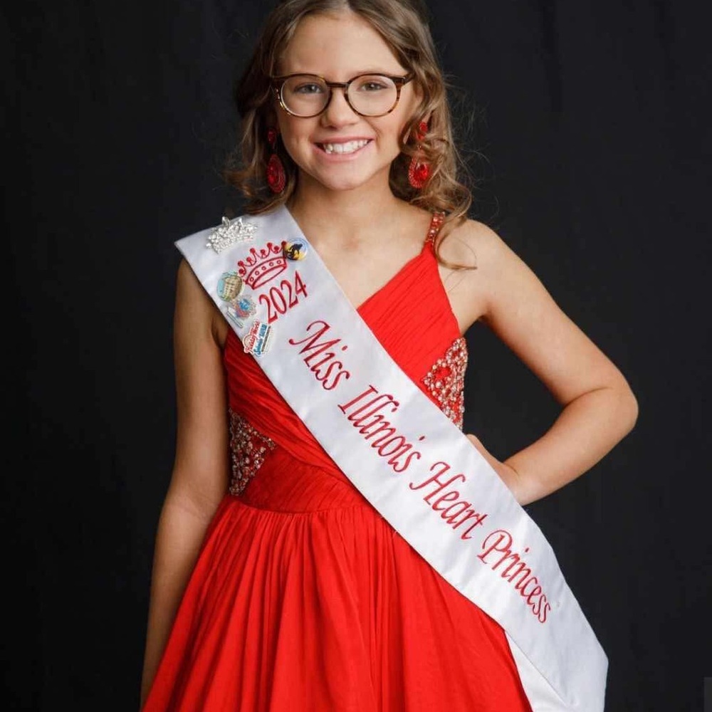 Elegant Red Kids Formal Dress